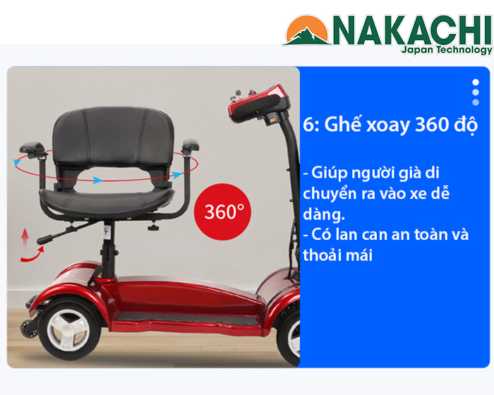 Xe điện 4 bánh nakachi NC-X01 